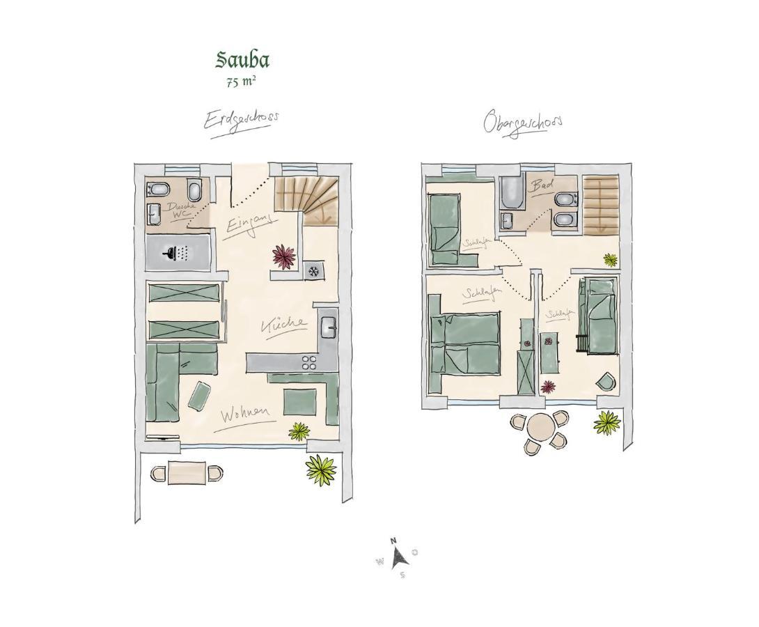 Ferienwohnungen "Zur Wally", Apartment Sauba Garmisch-Partenkirchen Exterior foto